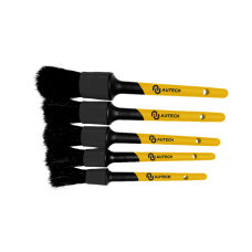 Кисточки из натурального щетины чёрной свиньи, комплект 5 шт. Размер 10# 12# 14# 16# 18#, Au-2607