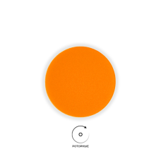 Поролоновый полировальный круг 140мм\12мм Zvizzer Standart Pad - ОРАНЖЕВЫЙсред., арт.ZV-ST00015012MC