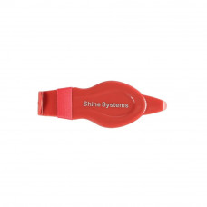 Shine Systems Ракель угловой с тонким войлоком 8*3,5см, арт.SS055