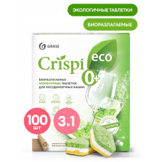 Экологичные таблетки для посудомоечных машин CRISPI (100шт), арт.126065