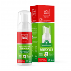 Пенка для полости рта YOUNIQ® комплексный уход со вкусом лимон-лайм, 50 мл, арт.145157