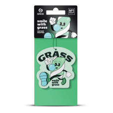 Ароматизатор воздуха картонный GRASS "Смайл" (мятная жвачка), арт. ST-1469