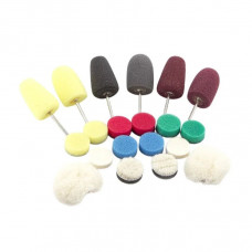 Shine Systems Detail Polisher Pad Set - набор мини-падов для гибкого вала, 20 шт, арт.SS617