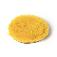 Shine Systems Yellow Wool Pad - полировальный круг из желтого меха, 130 мм, арт.SS265