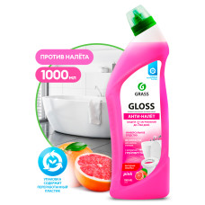 Чистящий гель для ванны и туалета "Gloss pink" (флакон 1000 мл)