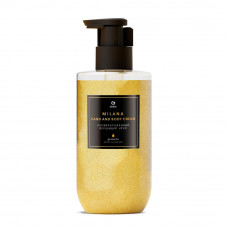 Парфюмированный мерцающий крем для рук и тела "Milana Просекко" (флакон 300мл), арт.145153