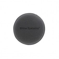 Shine Systems Wax Pad - аппликатор черный поролоновый круглый 10*2 см, арт.SS818