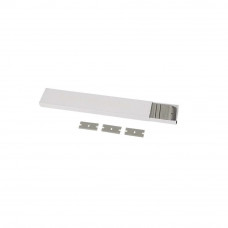 Shine Systems Лезвия для скребка пластиковые 1,5" (38х19 мм),100шт, серые, арт.SS963