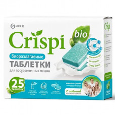 Экологичные таблетки для посудомоечных машин CRISPI (25шт), арт.126064
